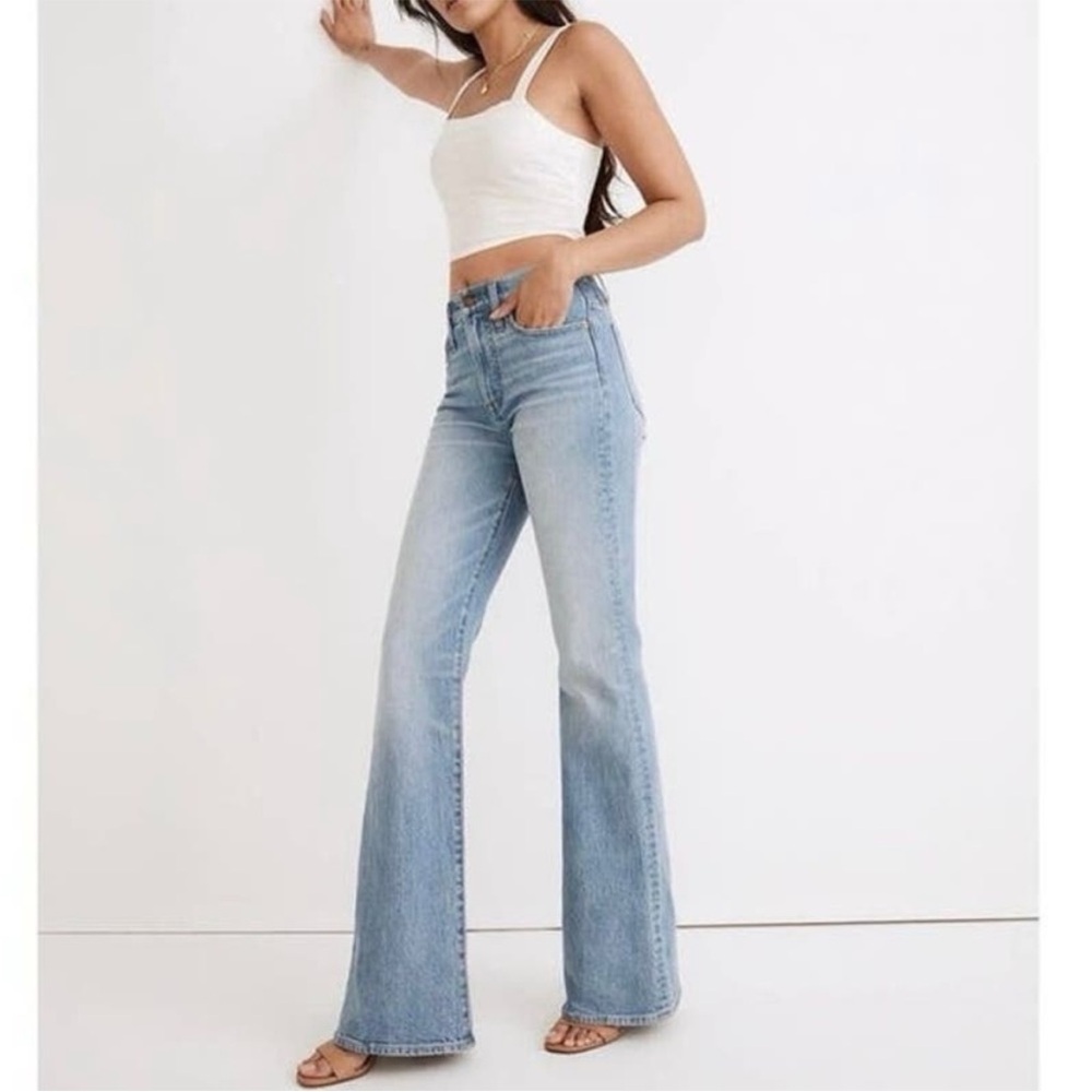 Madewell Light Blue Flare Jeans
